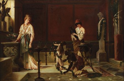 Interno romano antico con figure da John Haynes Williams